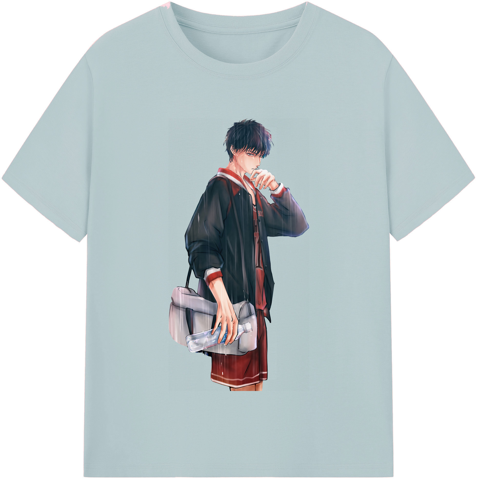 SLAM DUNK／スラムダンク 綿100％半袖Tシャツ（フロントプリント）